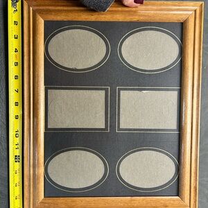 Wood Finish Multi-Opening Photo Frame - Brown